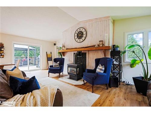 506097 Highway 89, Mulmur, ON - Indoor Photo Showing Living Room With Fireplace