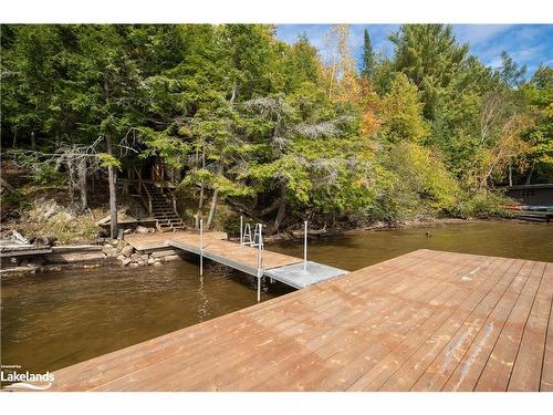 655 Evergreen Trail, Huntsville, ON - Outdoor With Body Of Water With Deck Patio Veranda