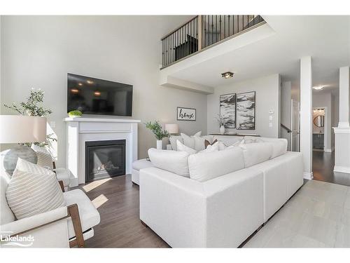 13 Autumn Drive, Wasaga Beach, ON - Indoor Photo Showing Living Room With Fireplace