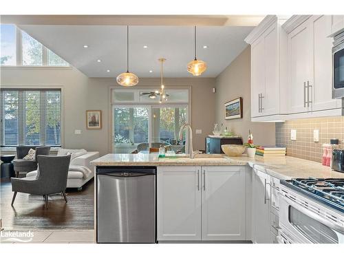 1-1 Donald Drive, Port Carling, ON - Indoor Photo Showing Kitchen With Upgraded Kitchen