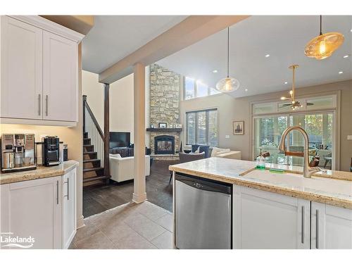 1-1 Donald Drive, Port Carling, ON - Indoor Photo Showing Kitchen With Upgraded Kitchen