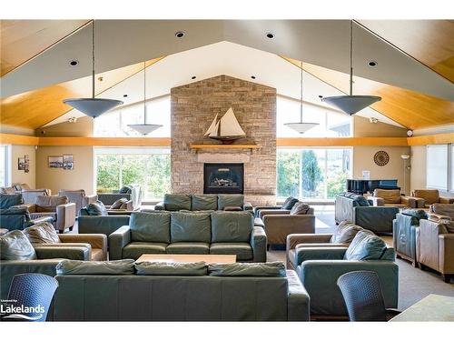 373 Mariners Way, Collingwood, ON - Indoor Photo Showing Living Room With Fireplace