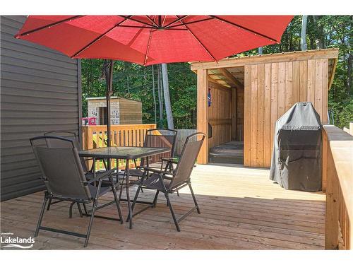 3132 Goldstein Road, Washago, ON - Outdoor With Deck Patio Veranda With Exterior