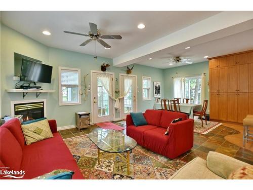 21 47Th Street N, Wasaga Beach, ON - Indoor Photo Showing Living Room With Fireplace