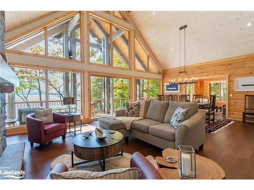 1316 True North Road, Haliburton, ON - Indoor Photo Showing Living Room