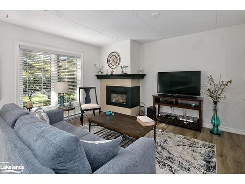 369 Mariners Way, Collingwood, ON - Indoor Photo Showing Living Room With Fireplace