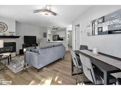 369 Mariners Way, Collingwood, ON - Indoor Photo Showing Living Room With Fireplace