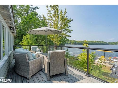 3716 Brunel Road, Lake Of Bays, ON - Outdoor With Body Of Water With Deck Patio Veranda