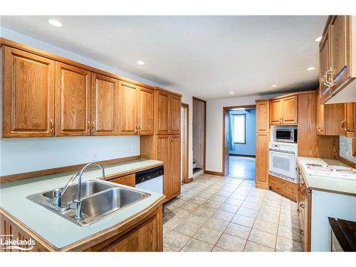 326 Lafontaine Road W, Tiny, ON - Indoor Photo Showing Kitchen With Double Sink