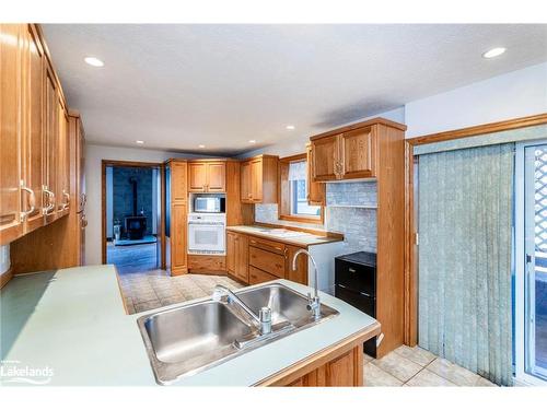 326 Lafontaine Road W, Tiny, ON - Indoor Photo Showing Kitchen With Double Sink