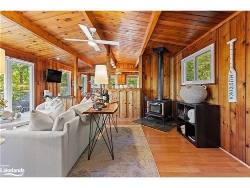 1025 Scout Trail, Port Carling, ON - Indoor With Fireplace