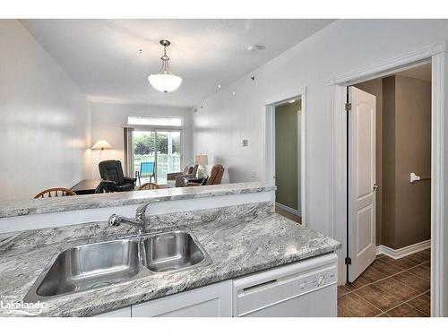 302-34 Bayfield Street, Meaford, ON - Indoor Photo Showing Kitchen With Double Sink