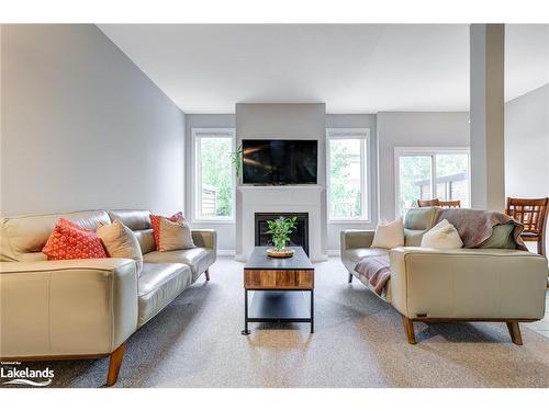 33 Lett Avenue, Collingwood, ON - Indoor Photo Showing Living Room With Fireplace