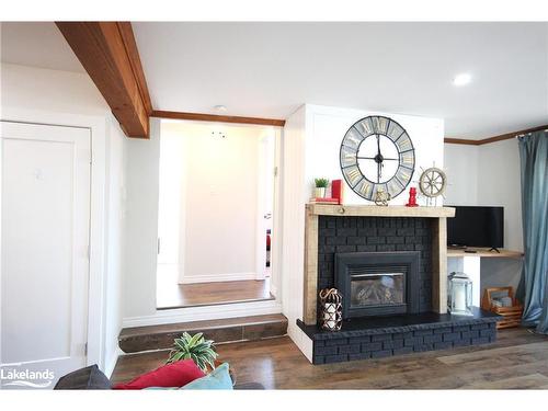 51 Grandview Road, Tay, ON - Indoor Photo Showing Living Room With Fireplace