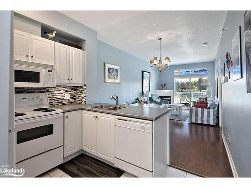 202-34 Bayfield Street, Meaford, ON - Indoor Photo Showing Kitchen With Double Sink