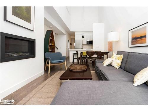 205-13 Beausoleil Lane, The Blue Mountains, ON - Indoor Photo Showing Living Room With Fireplace