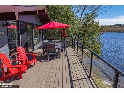 11-1054 Deewood Drive, Utterson, ON - Outdoor With Body Of Water With Deck Patio Veranda