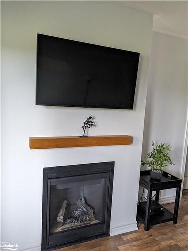 206-4 Anchorage Crescent, Collingwood, ON - Indoor Photo Showing Living Room With Fireplace