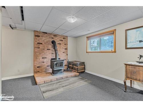 7558 County Road 91, Stayner, ON - Indoor With Fireplace