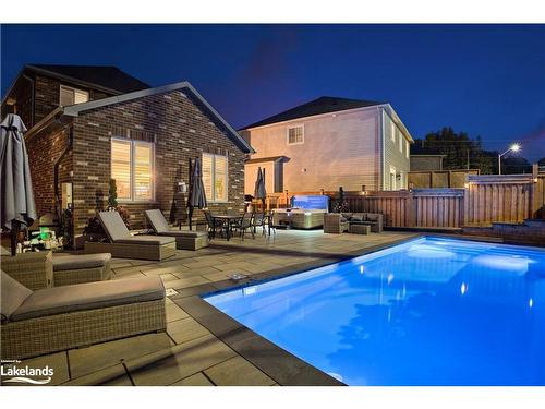 79 Lockerbie Crescent, Collingwood, ON - Outdoor With In Ground Pool With Deck Patio Veranda