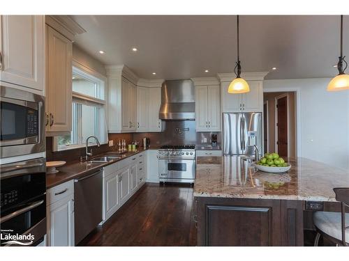 144 Princeton Shores Boulevard, Collingwood, ON - Indoor Photo Showing Kitchen With Double Sink With Upgraded Kitchen