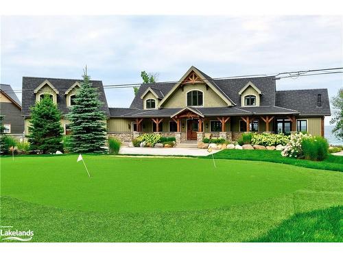 148 Georgian Beach Lane, Meaford, ON - Outdoor With Deck Patio Veranda With Facade