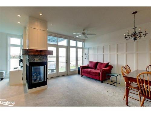 872 Suncrest Circle, Collingwood, ON - Indoor Photo Showing Living Room With Fireplace