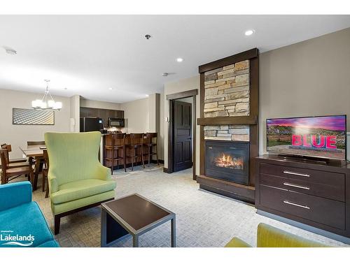 244-190 Jozo Weider Boulevard, The Blue Mountains, ON - Indoor Photo Showing Living Room With Fireplace