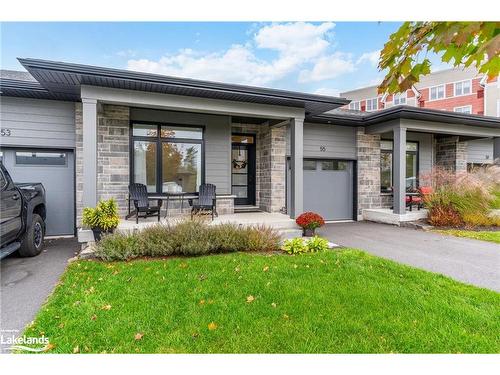 55 Jack Street, Huntsville, ON - Outdoor With Deck Patio Veranda With Facade