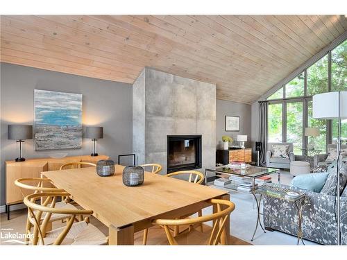 11 Woodview Drive, Clearview, ON - Indoor Photo Showing Living Room With Fireplace