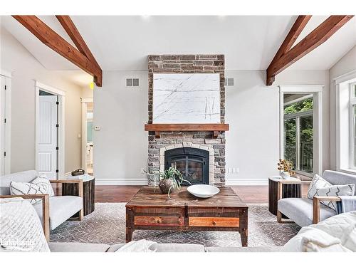 112 Cortina Crescent, The Blue Mountains, ON - Indoor Photo Showing Living Room With Fireplace