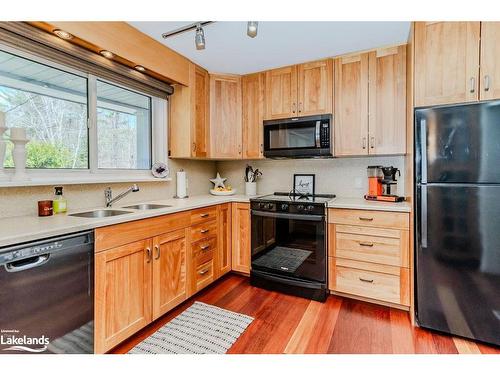 51 Mary Lake Crescent, Port Sydney, ON - Indoor Photo Showing Kitchen With Double Sink