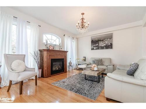 26 Homerton Avenue, Richmond Hill, ON - Indoor Photo Showing Living Room With Fireplace