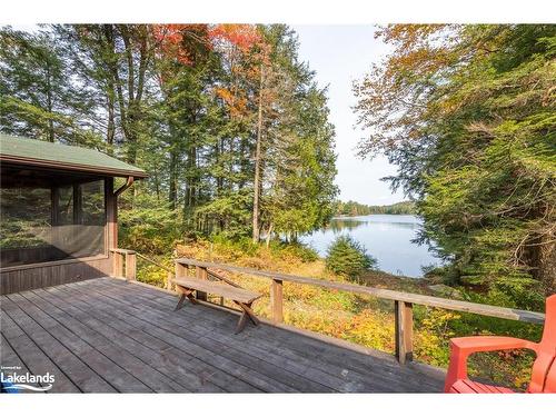 1086 South Toad Lake Road, Lake Of Bays, ON - Outdoor With Body Of Water With Deck Patio Veranda