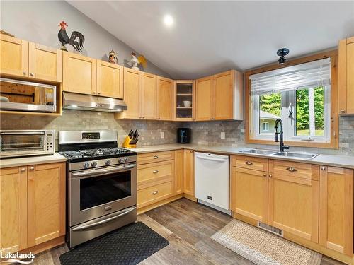 1041 Big Island Road, Bracebridge, ON - Indoor Photo Showing Kitchen With Double Sink