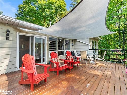 1041 Big Island Road, Bracebridge, ON - Outdoor With Deck Patio Veranda With Exterior