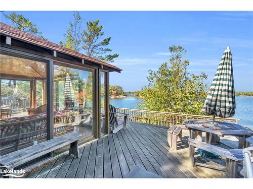 9 A30 Island, The Archipelago, ON - Outdoor With Body Of Water With Deck Patio Veranda