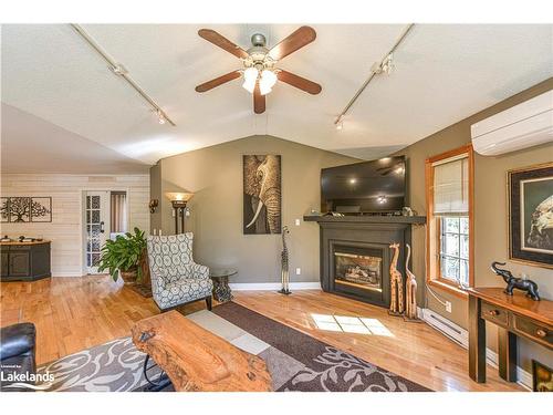 235 Medonte Sideroad 2, Coldwater, ON - Indoor Photo Showing Living Room With Fireplace