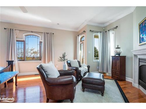 1428 10 Nottawasaga Concession N, Clearview, ON - Indoor Photo Showing Living Room With Fireplace