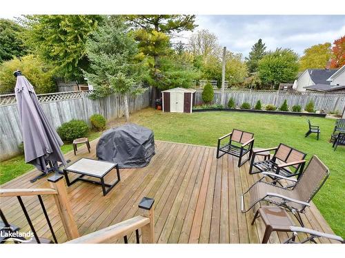 3 Baker Street, Collingwood, ON - Outdoor With Deck Patio Veranda With Backyard