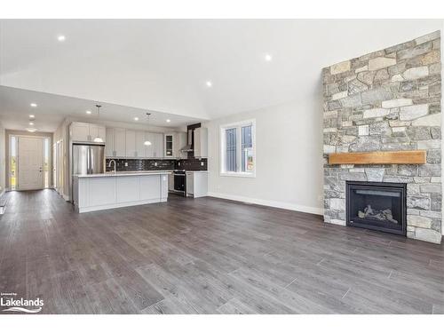 163 Sugar Maple Street, The Blue Mountains, ON - Indoor Photo Showing Living Room With Fireplace