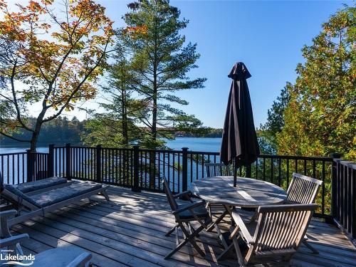 27 Playfair Island, Seguin, ON - Outdoor With Body Of Water With Deck Patio Veranda