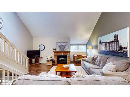 214 Escarpment Crescent, Collingwood, ON - Indoor Photo Showing Living Room With Fireplace