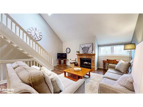 214 Escarpment Crescent, Collingwood, ON - Indoor Photo Showing Living Room With Fireplace