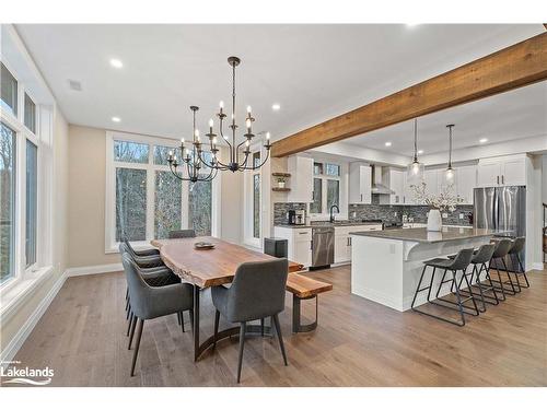 34 St Georges Court, Huntsville, ON - Indoor Photo Showing Dining Room