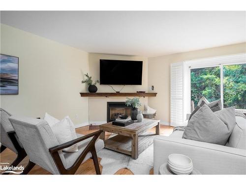 3-63 Bay Street W, Thornbury, ON - Indoor Photo Showing Living Room With Fireplace