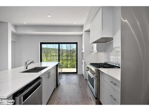 18-117 Sladden Court, Thornbury, ON - Indoor Photo Showing Kitchen With Double Sink With Upgraded Kitchen