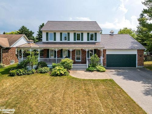 17 Mckean Boulevard, Nottawa, ON - Outdoor With Deck Patio Veranda With Facade