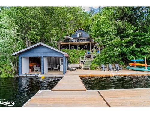 1345 Sinclair Trail, Dorset, ON - Outdoor With Body Of Water With Deck Patio Veranda