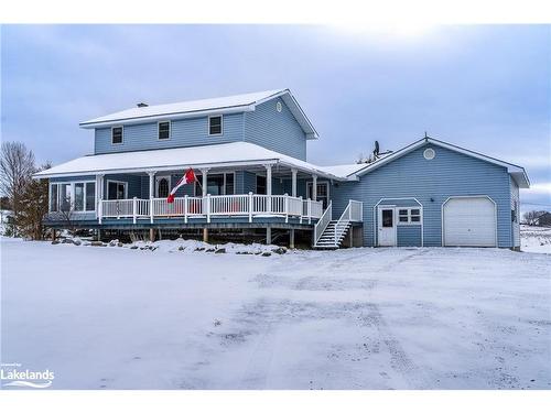 628258 Grey Road 119, The Blue Mountains, ON - Outdoor With Deck Patio Veranda With Facade